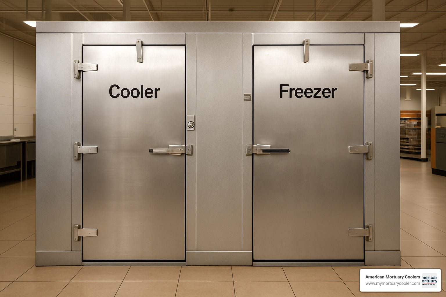 Double the Chill with Walk-in Cooler and Freezer Combos - American Mortuary Coolers & Equipments Double the Chill with Walk-in Cooler and Freezer Combos - American Mortuary Coolers & Equipments